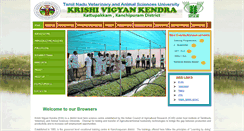 Desktop Screenshot of kvkkanchipuram.com